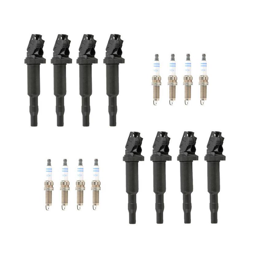 BMW Ignition Coil Kit - (8 Pieces) (Platinum) 12138647689 - Bosch